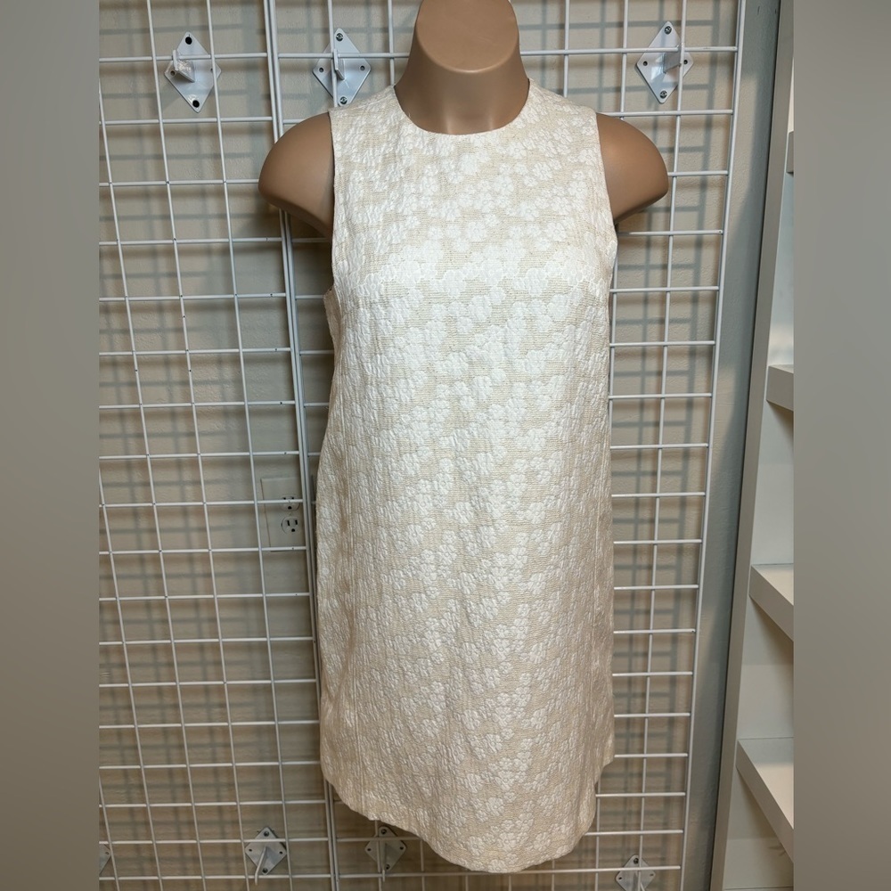 Women’s Halogen White Floral Dress Size L